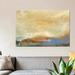 East Urban Home Coast View I by Sharon Gordon - Wrapped Canvas Gallery Wall Print Canvas, Cotton | 8 H x 12 W x 0.75 D in | Wayfair