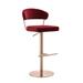 Nova Barstool Red - Whiteline Modern Living BS1720F-RGLD/RED