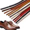 Lacets ronds solides en coton ciré lacets en Polyester durables lacets de chaussures Oxford