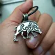 Collier pendentif animal nœud irlandais pour hommes amulette viking breloque sanglier bijoux