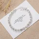 Bracelet en argent sterling 925 pour femme jolie chaîne de boule creuse bijoux de mode pour fête