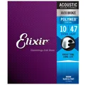 Elixir – cordes de guitare acoustique 11000 cordes 80/20 en cuivre POLYWEB®Cordes de guitare