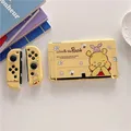 Disney-Coque de protection en cristal pour console Nintendo Switch Oled Winnie l'ourson étui