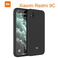 Xiaomi – coque en Silicone liquide avec Logo étui pour Redmi 9C 9 9A 9C 9T livraison rapide