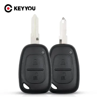 KEYYOU – coque de clé télécommande à 2 boutons pour Renault pour Movano Trafic Kangoo NE73