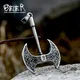 Collier pendentif Viking hache loup celtique pendentif hache symboles d'Odin rune scandinave