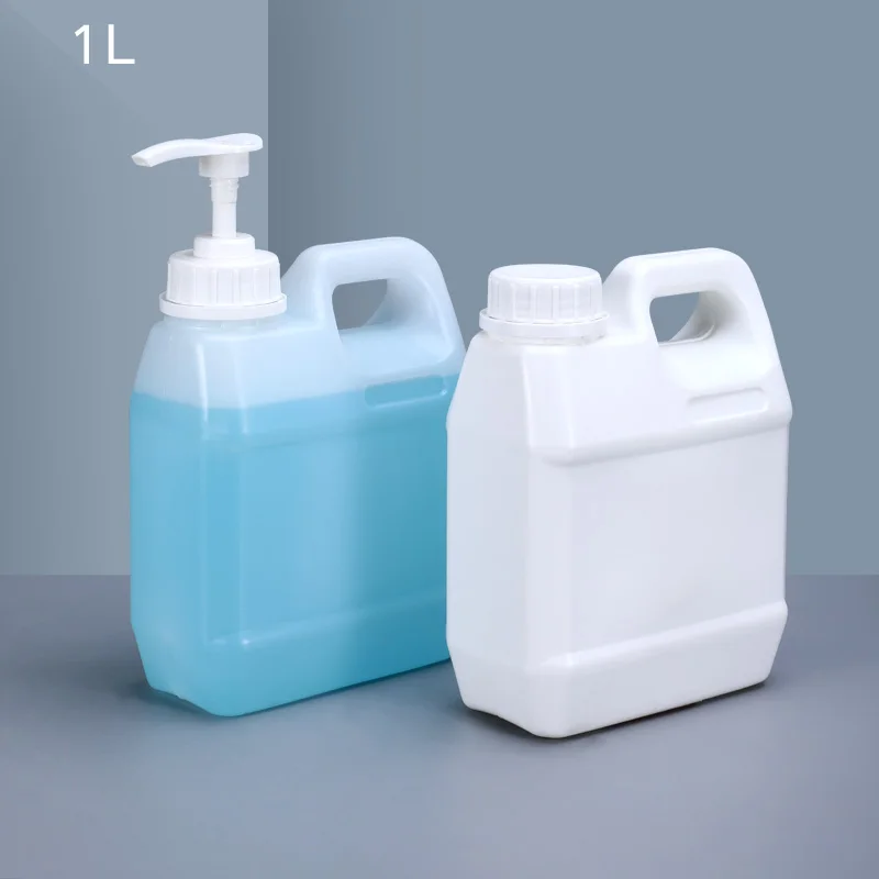 Distributeur AfricPŽde 1000ml, bouteille carrée en plastique, détergent à lessive, contenant quotidien, matériel de qualité alimentaire, 1 pièce