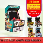 Mini console de jeu d'arcade pour Sega AV console de jeu vidéo portable écran 2.8 pouces 156 jeux