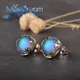 ITSMOS-Boucles d'oreilles aurore boréale au clair de lune pour femmes clous en argent s925 bijoux
