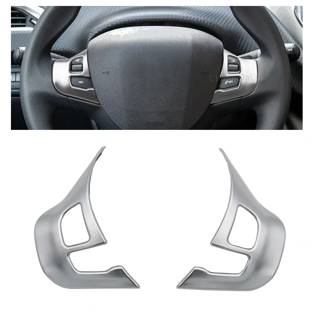 Autocollant de volant pour Peugeot 208 2008 2014 2015 2016, emblème, badge, garniture de panneau de volant, accessoires d