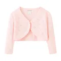 BOSBOOS petites filles à manches longues 100% coton solide tricot boléro Cardigan haussement