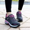 Baskets respirantes pour femmes chaussures de marche de Jogging de Tennis de Sport à lacets à