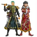 Figurine Roronoa Zoro Luffy 17cm une pièce Style nouvel an chinois pour homme modèle réduit de