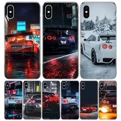 GTR dehors Car JDM Cover Phone Case iPhone 11 14 Pro Max 15 13 12 Mini X 8 6S 7 Plus XS