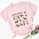 T-shirt femme rose streetwear mignon avec bande de sauna Chihuahua imprimé animal cadeau pour