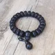 Bracelet bouddhiste tibétain en bois de Jujube pour hommes 13/15mm coup de foudre OM Mani Padme