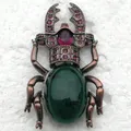 Broches Beetle Strass Broches violettes Mode C2013 D3