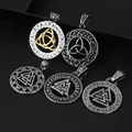 Collier pendentif nœud Viking Odin Celtics pour homme acier inoxydable vintage bijoux Punk cadeau