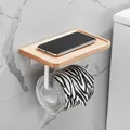 SARIHOSY – porte-papier toilette mural en bois pour salle de bain support de téléphone étagère de