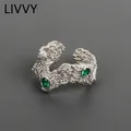 LIVVY – bague en Zircon pour femmes couleur argent tendance INS Index bijoux exquis faits à la