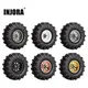 INJORA – jeu de pneus de boue de roue à billes 1.0mm pour voiture à chenilles axiale RC SCX24