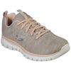 Sneaker SKECHERS "Graceful - Twisted Fortune", Damen, Gr. 41, beige (beige, rosa), Textil, sportlich, Schuhe, Freizeitschuh, Halbschuh, Schnürschuh mit Memory Foam