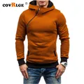 Covrlge-Sweat à capuche zippé pour homme sweat-shirt décontracté sweats à capuche minces