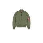 Bomberjacke ALPHA INDUSTRIES "Alpha Industries Women - Bomber Jackets MA-1 TT Two Tone W", Damen, Gr. M, grün (sage, grün), Obermaterial: 100% Nylon, Futter: 100% Nylon, Jacken