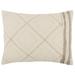 Lyric Hand Quilted Cotton Sham in Natural