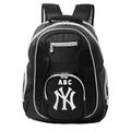 MOJO Black New York Yankees Personalized Premium Color Trim Backpack