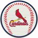 St. Louis Cardinals Baseball Wood Sign