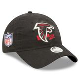 Women's New Era Black Atlanta Falcons 2022 Sideline Adjustable 9TWENTY Hat