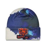 Men's New Era Navy Chicago Bears 2022 Sideline Ink Dye Cuffed Knit Hat