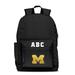 MOJO Black Michigan Wolverines Personalized Campus Laptop Backpack