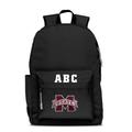 MOJO Black Mississippi State Bulldogs Personalized Campus Laptop Backpack