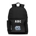 MOJO Black North Carolina Tar Heels Personalized Campus Laptop Backpack