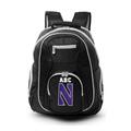 MOJO Black Northwestern Wildcats Personalized Premium Color Trim Backpack