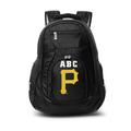 MOJO Black Pittsburgh Pirates Personalized Premium Laptop Backpack