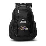 MOJO Black Baltimore Ravens Personalized Premium Laptop Backpack