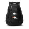 MOJO Black Denver Broncos Personalized Premium Laptop Backpack