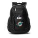 MOJO Black Miami Dolphins Personalized Premium Laptop Backpack