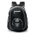 MOJO Black Las Vegas Raiders Personalized Premium Color Trim Backpack