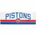 Detroit Pistons 8.75'' x 24.52'' Tradition Canvas