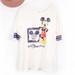 Disney Tops | Disney Parks Mickey Mouse Off White Tee | Color: Cream/White | Size: Xl