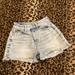 American Eagle Outfitters Shorts | Guc American Eagle Shorts Women’s Size 00 Ae Mom Short Distressed 2.5” Inseam | Color: Blue | Size: 00