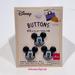 Disney Accessories | Disney Mickey Mouse Black & White Buttons Set | Color: Black | Size: 3 Mickey Buttons