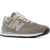 Sneaker NEW BALANCE "ML574 Core", Gr. 43, grau (stein, grau), Leder, Textil, Schuhe Modernsneaker, Topseller