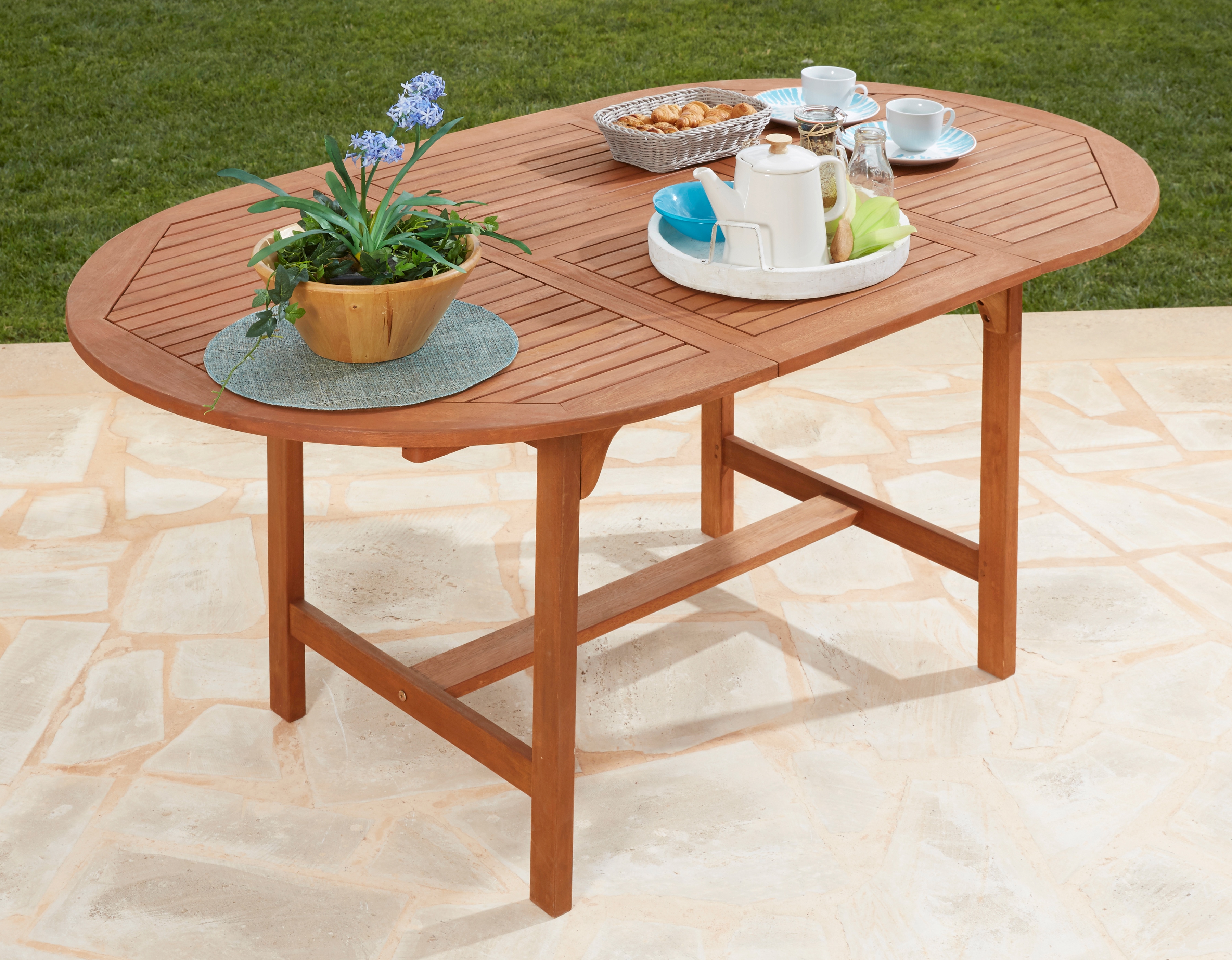 Gartentisch MERXX "Maracaibo", braun, B:100cm H:75cm T:170cm, Tische, 100x170 cm