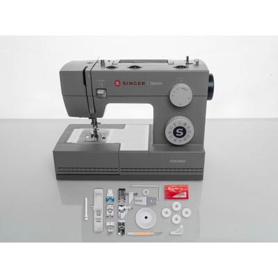 SINGER Freiarm-Nähmaschine "Denim HD 6335M", grau, B:16cm H:38cm T:29cm, Nähmaschinen Image