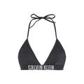 Triangel-Bikini-Top CALVIN KLEIN SWIMWEAR "Classic" Gr. S (36), N-Gr, schwarz (black) Damen Bikini-Oberteile Ocean Blue